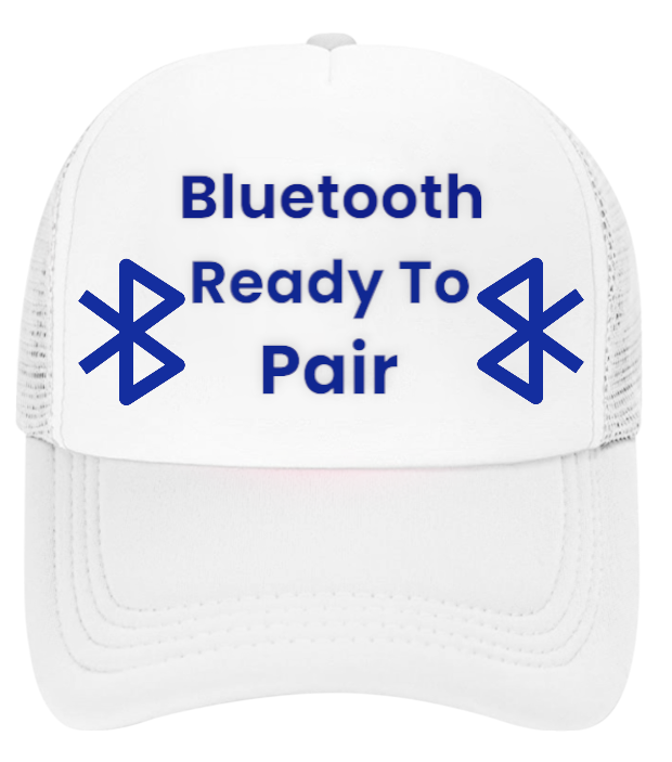 Bluetooth Hat Adjustable Snapback Trucker Hat Bluetooth Ready To Pair Funny Hat