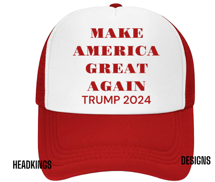 Trump Hat Trucker Hat Adjustable Snapback Make America Great Again 2024 MAGA