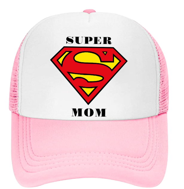 Super Mom Hat Super Dad Hat Couples Hat Adjustable Trucker Hat Gift for Mom Dad