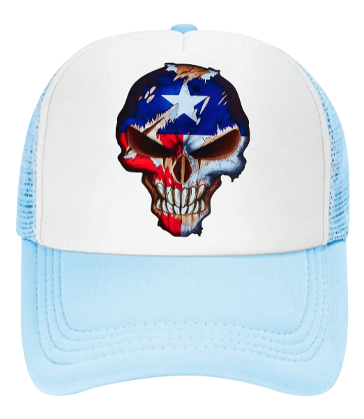 American Sniper Hat Adjustable Snapback Trucker Hat American Flag Skull Hat