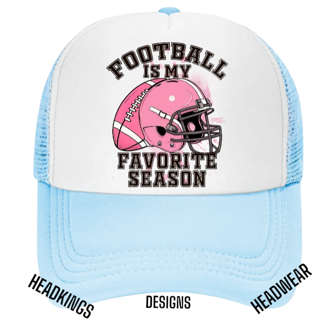 Football Season Hat Adjustable Snapback Trucker Hat Football Love Football Hat
