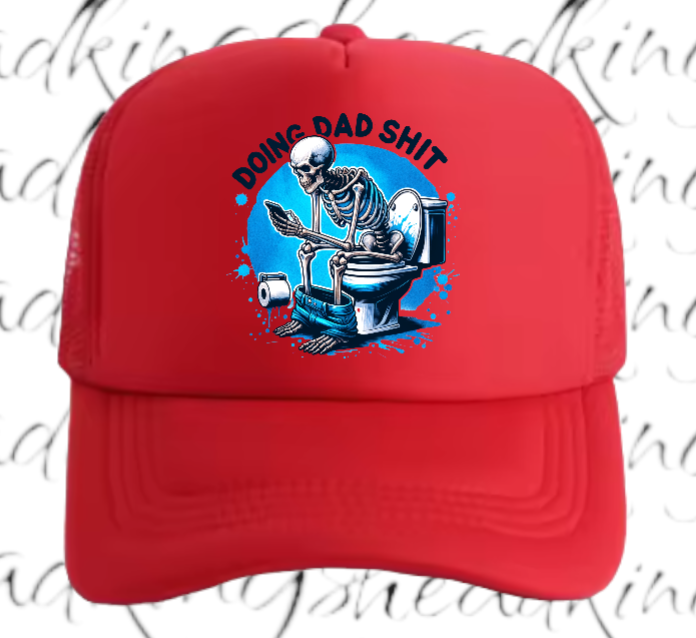 Funny Hat Dad Hat Adjustable Snapback Trucker Hat Gift for Dad Busy on Phone Hat