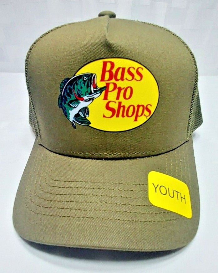 Bass Pro Shops Hat Trucker Hat Outdoors Hat Baseball Fishing Hat Snapback Youth
