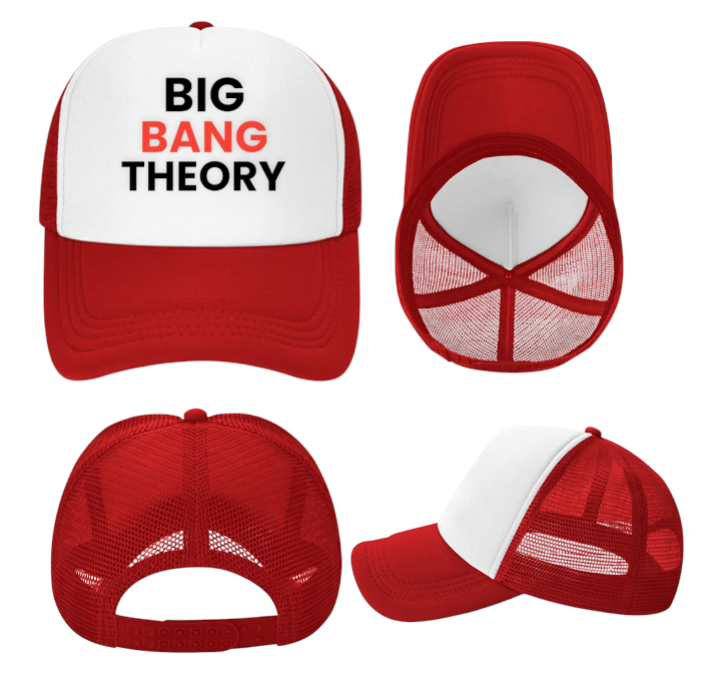 Big Bang Theory Hat Adjustable Trucker Hat Universe Science Hat Science Students