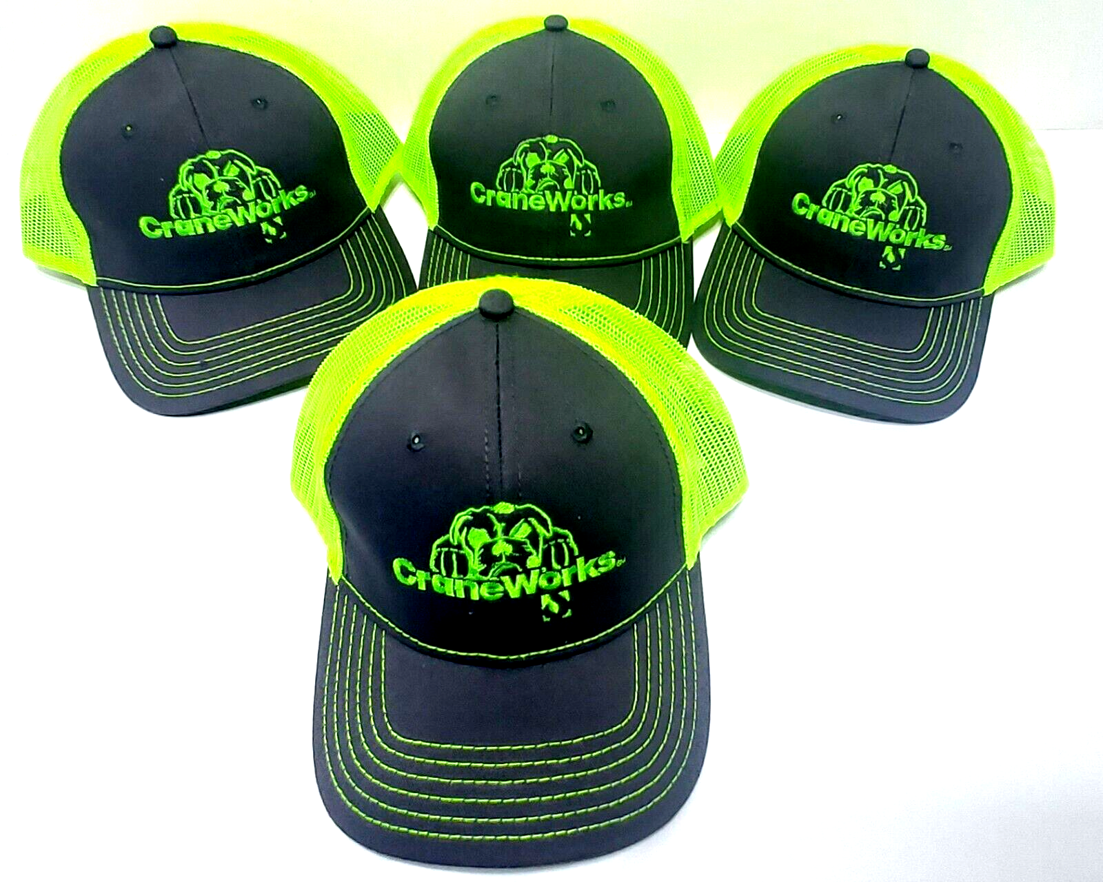 Working Hat Adjustable Snapback Meshback Men Women Casual Wear