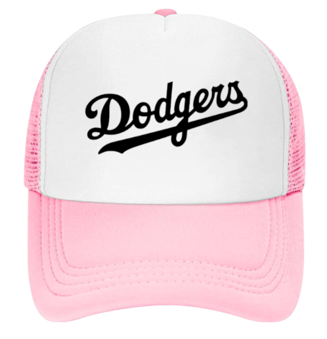 Dodgers Hat Adjustable Snapback Trucker Hat Dodgers Love Hearts Los Angeles Hat