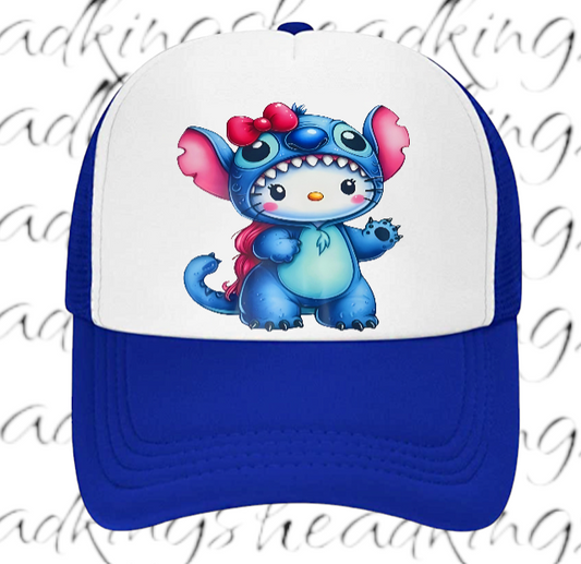 Anime Hat Ribbon Hat Adjustable Snapback Trucker Hat Anime Character Hat