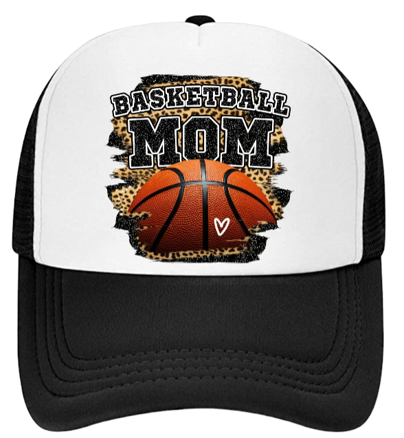 Basketball Hat Trucker Adjustable Hat Snapback Women Hat Basketball Mom Hat