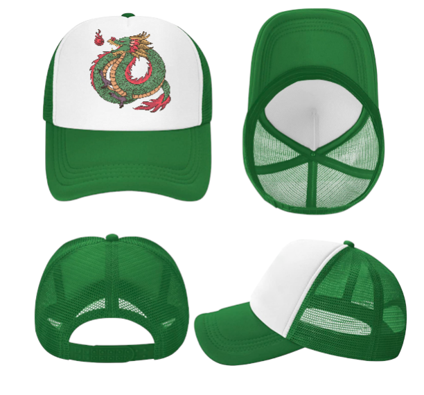 Dragon Hat Baseball Hat Trucker Hat Adjustable Snapback Hat Danger Fire Dragon