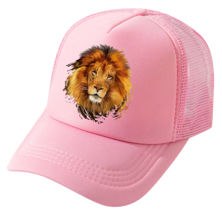 Lion Hat Adjustable Snapback Trucker Hat Lion King Hat King of Jungle Safari Hat