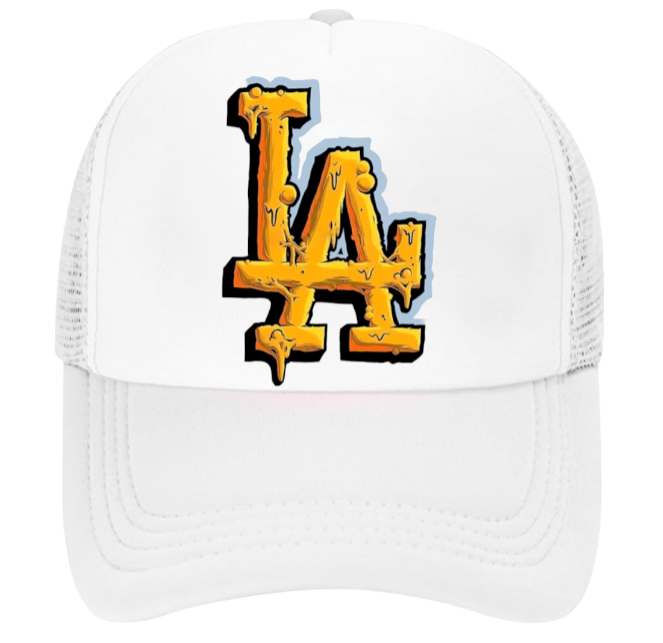 LA Dodgers Hat Adjustable Snapback Trucker Hat  Baseball Hat Los Angeles Heart