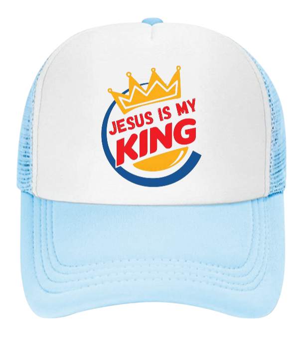 Jesus Is King Hat Adjustable Snapback Trucker Hat Jesus Faith Believe King Hat
