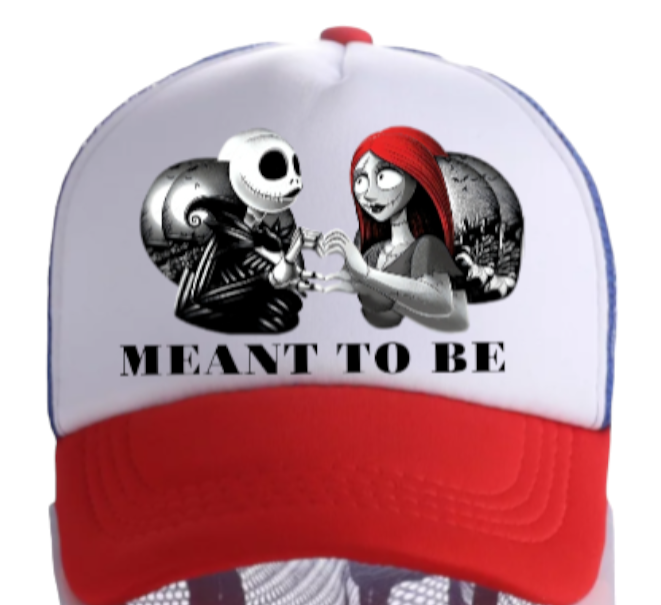 Christmas Hat Adjustable Trucker Hat Nightmare Before Christmas True Love Hat