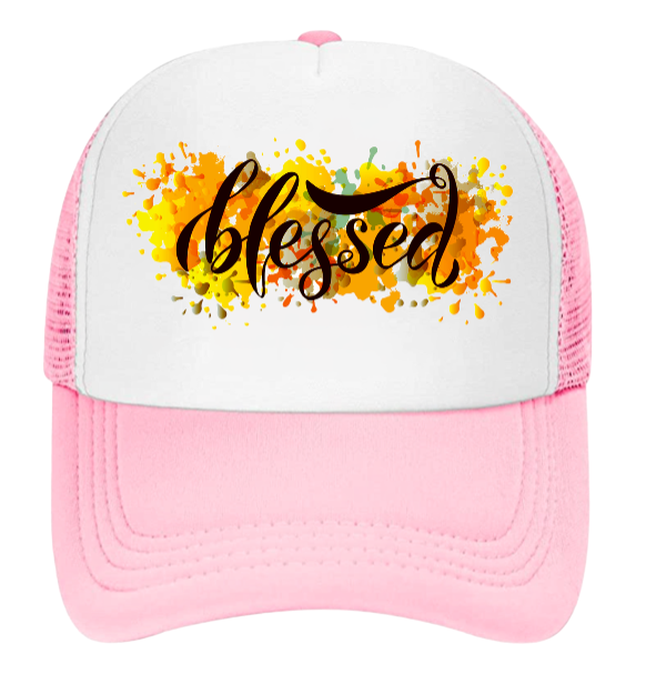 Blessed Hat Baseball Hat Trucker Hat Adjustable Snapback Floral Blessings Hat