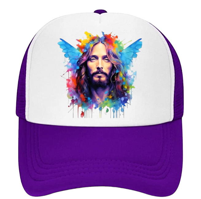 Jesus Hat Trucker Hat Outdoors Hat Religions Faith Jesus Wept Bible Verse Hat