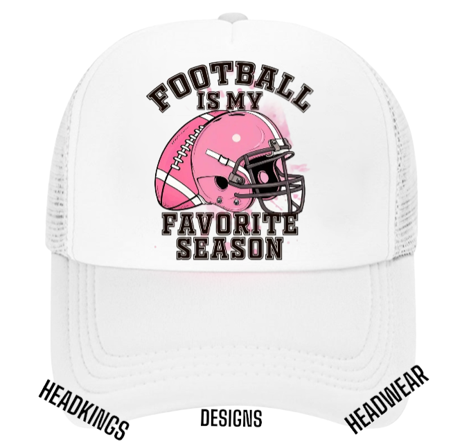 Football Season Hat Adjustable Snapback Trucker Hat Football Love Football Hat