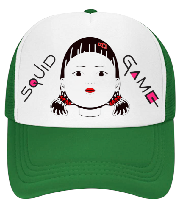 Gaming Hat Adjustable Snapback Trucker Hat Squid Game Gaming Hat Gift for Gamer