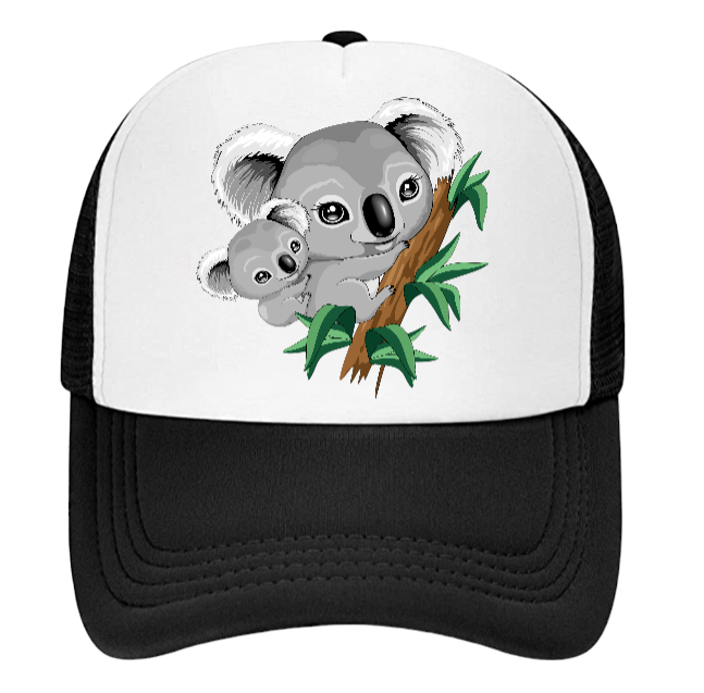 Koala Baseball Hat Trucker Hat Adjustable Unisex Hat Snapback Animal Lover Hat