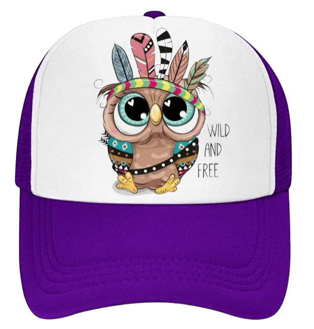 Wild And Free Baseball Hat Trucker Hat Adjustable Snapback Hat Unisex Hat