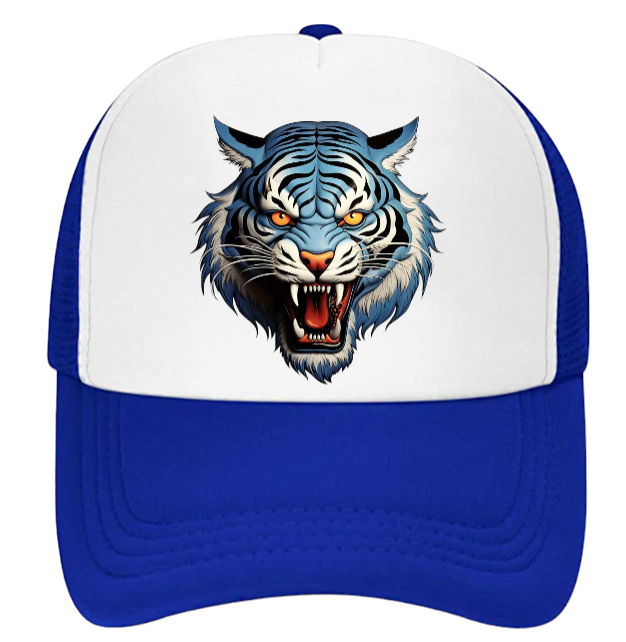 Wild Tiger Hat Baseball Hat Adjustable Snapback Trucker Hat Fierce Tiger Hat