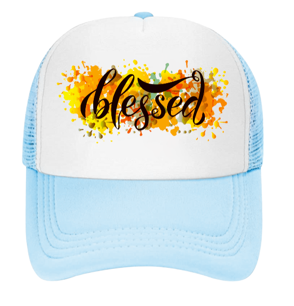 Blessed Hat Baseball Hat Trucker Hat Adjustable Snapback Floral Blessings Hat