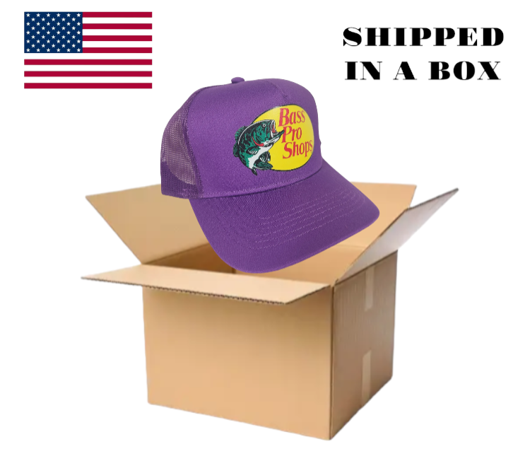 Bass Pro Shops Hat Baseball Hat Outdoors Adjustable Trucker Hat New Women
