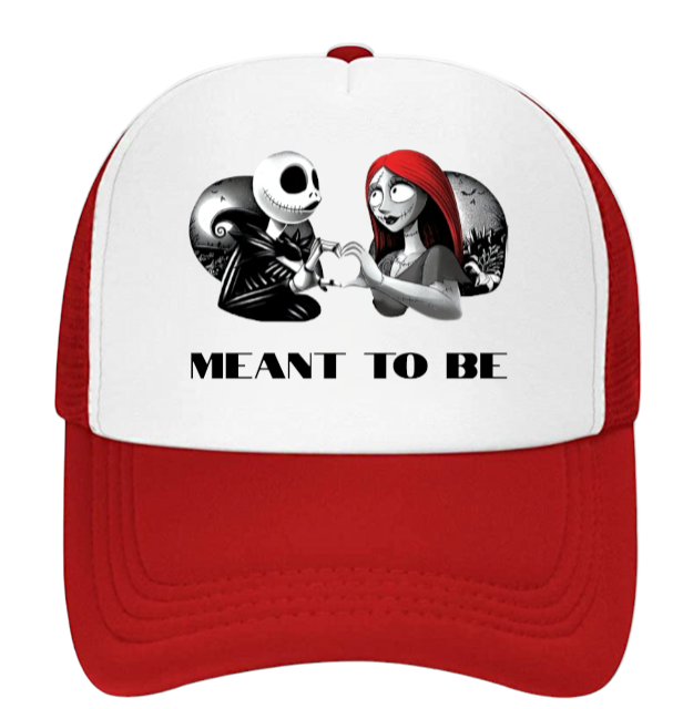 Christmas Hat Adjustable Trucker Hat Nightmare Before Christmas True Love Hat
