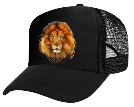 Lion Hat Adjustable Snapback Trucker Hat Lion King Hat King of Jungle Safari Hat