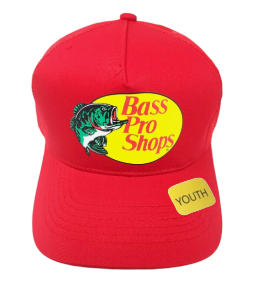 Bass Pro Shops Hat Trucker Hat Outdoors Hat Baseball Fishing Hat Snapback Youth