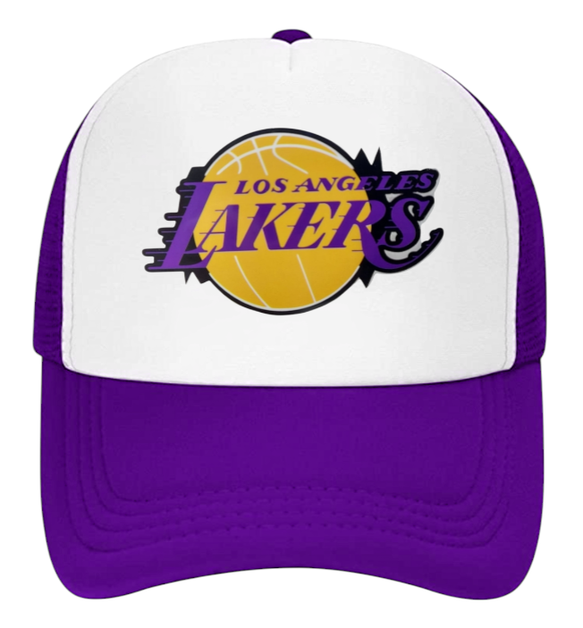 Lakers Hat Adjustable Snapback Trucker Hat Los Angeles Basketball Hat Richardson