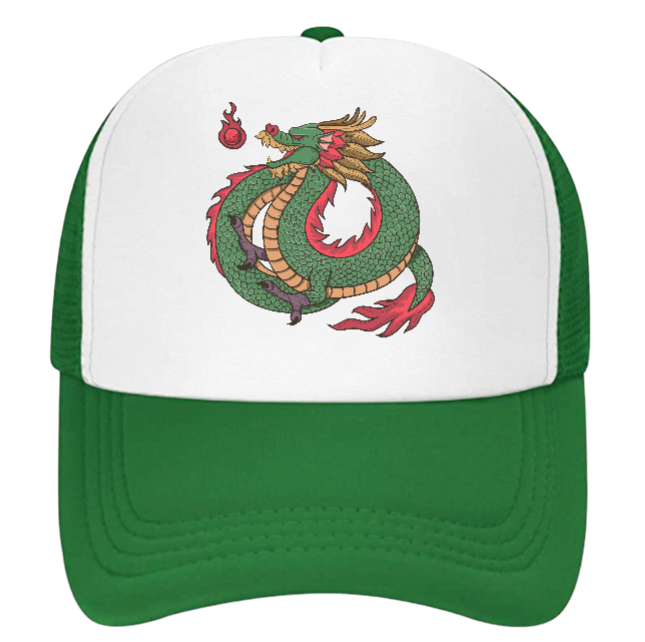 Dragon Hat Baseball Hat Trucker Hat Adjustable Snapback Hat Danger Fire Dragon