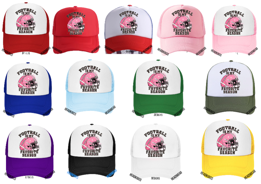 Football Season Hat Adjustable Snapback Trucker Hat Football Love Football Hat