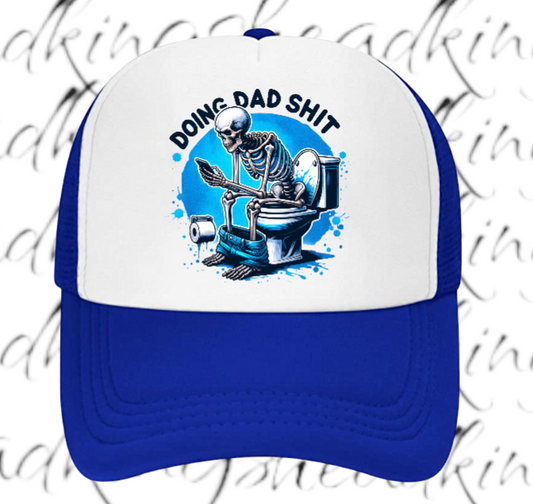 Funny Hat Dad Hat Adjustable Snapback Trucker Hat Gift for Dad Busy on Phone Hat