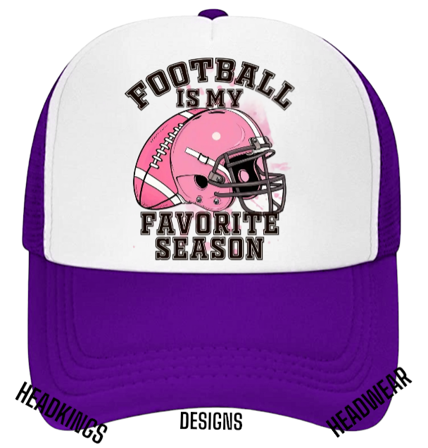 Football Season Hat Adjustable Snapback Trucker Hat Football Love Football Hat