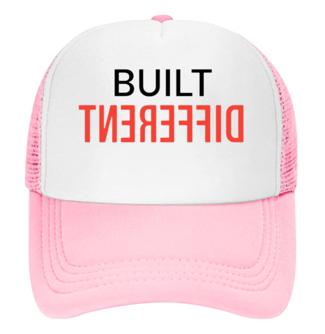 Built Different Hat Adjustable Snapback Trucker Hat Match with Sneakers Jordan 4