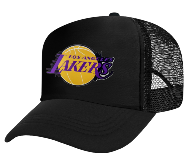Lakers Hat Adjustable Snapback Trucker Hat Los Angeles Basketball Hat Richardson