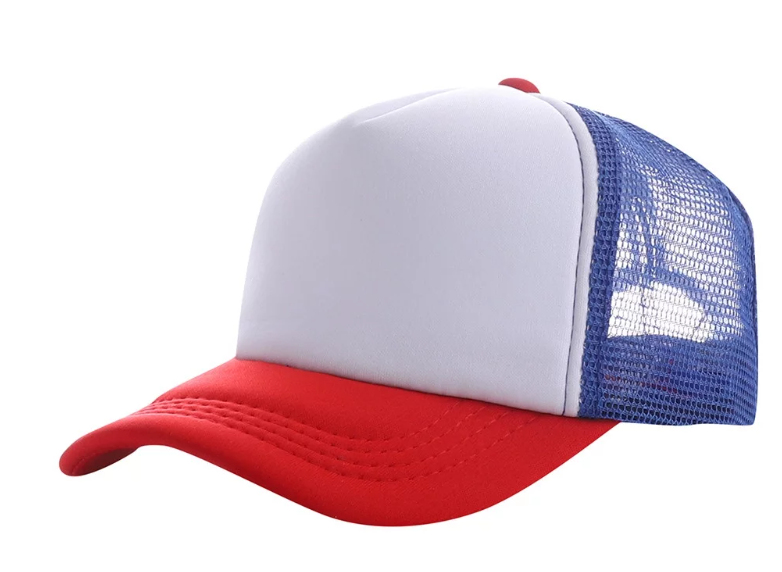 Blank Hats Plain Trucker Hats for Sublimation Printing DIY Air Brush Graffiti