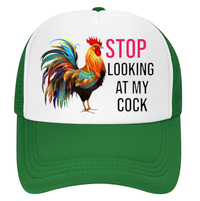 Chicken Hat Adjustable Snapback Trucker Hat Cock Rooster Hat Animal Lover Gift