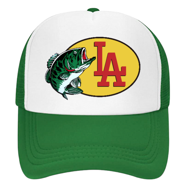 Los Angeles Hat Adjustable Snapback Trucker Hat Outdoors Fishing Hat Dodgers Hat