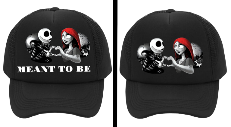 Christmas Hat Adjustable Trucker Hat Nightmare Before Christmas True Love Hat