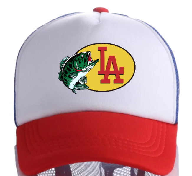 Los Angeles Hat Adjustable Snapback Trucker Hat Outdoors Fishing Hat Dodgers Hat