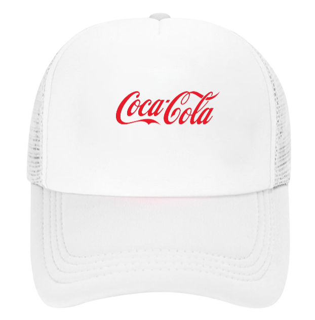 Soda Hat Coca-Coca Hat Adjustable Snapback Trucker Hat Beverage Drinking Hat