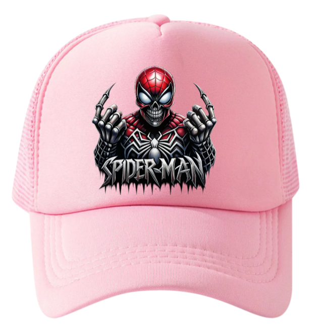 Spiderman Hat Adjustable Snapback Trucker Hat Spider Web Spiderman Superhero Hat