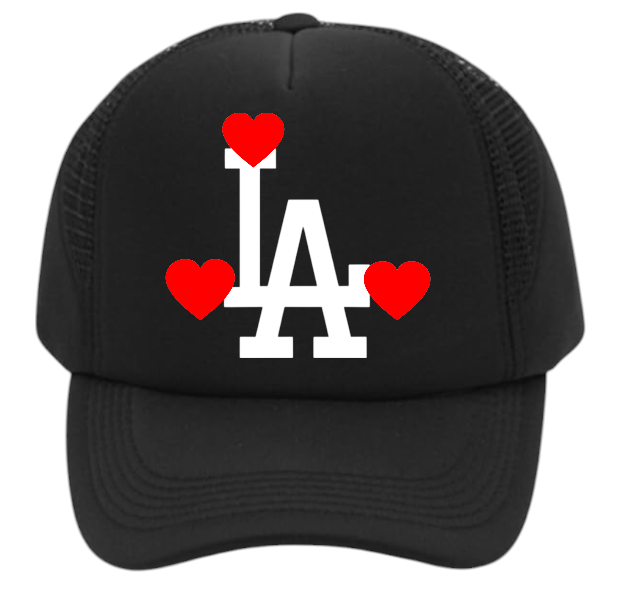 Dodgers Baseball Hat  Adjustable Snapback Trucker Hat Dodgers Zebra Love Hat