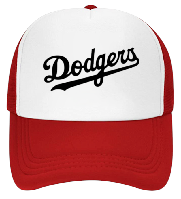 Dodgers Hat Adjustable Snapback Trucker Hat Dodgers Love Hearts Los Angeles Hat
