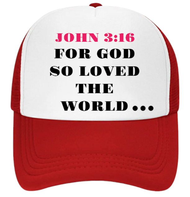 Church Hat Adjustable Snapback Trucker Hat Prayer Strength Believe JOHN 3:16 Hat