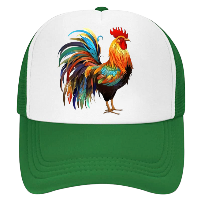 Chicken Hat Adjustable Snapback Trucker Hat Cock Rooster Hat Animal Lover Gift
