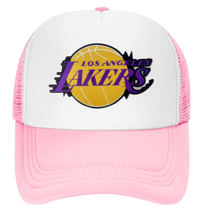 Lakers Hat Adjustable Snapback Trucker Hat Los Angeles Basketball Hat Richardson