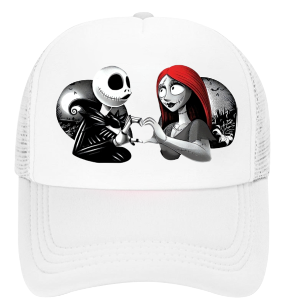 Christmas Hat Adjustable Trucker Hat Nightmare Before Christmas True Love Hat