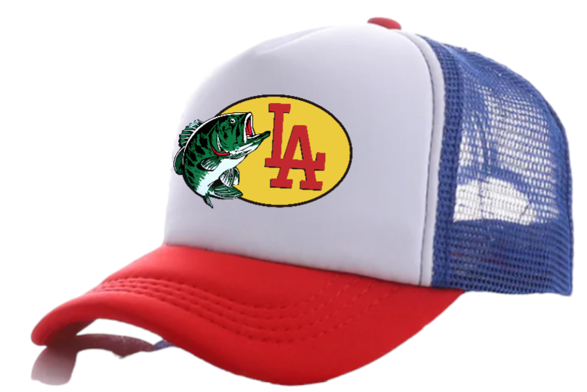 Los Angeles Hat Adjustable Snapback Trucker Hat Outdoors Fishing Hat Dodgers Hat